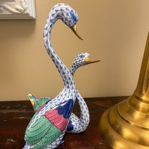 Couple Herend figurine with small imperfections